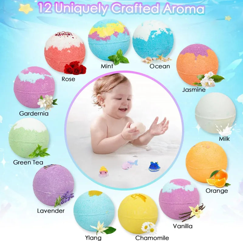 The Ultimate Kids Bath Box: Magic Colors, Bubbles & Hidden Toys